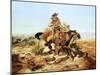 Riding Line-Charles Marion Russell-Mounted Premium Giclee Print