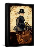 Riding Pretty-Piddix-Framed Stretched Canvas