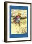 Riding Saw-Horse-John R. Neill-Framed Art Print