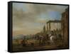 Riding School, Philips Wouwerman-Philips Wouwerman-Framed Stretched Canvas