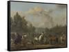 Riding School-Johannes Lingelbach-Framed Stretched Canvas