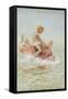 Riding Sea Monsters-Hector Caffieri-Framed Stretched Canvas