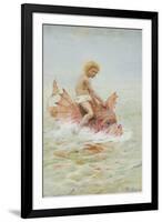 Riding Sea Monsters-Hector Caffieri-Framed Giclee Print