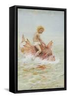 Riding Sea Monsters-Hector Caffieri-Framed Stretched Canvas