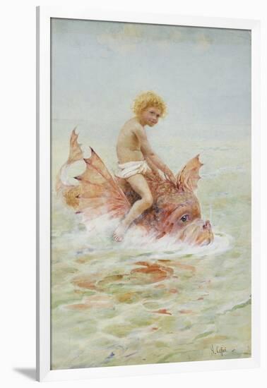 Riding Sea Monsters-Hector Caffieri-Framed Giclee Print