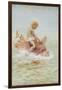 Riding Sea Monsters-Hector Caffieri-Framed Giclee Print