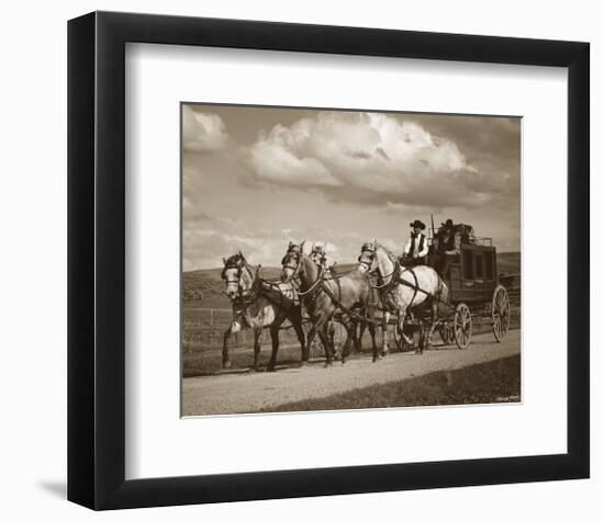 Riding Shotgun-Barry Hart-Framed Art Print