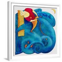 Riding the Waves, 1992-Julie Nicholls-Framed Giclee Print