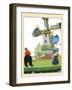 Riding The Windmill's Vanes-Maud & Miska Petersham-Framed Art Print