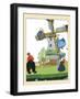 Riding The Windmill's Vanes-Maud & Miska Petersham-Framed Art Print