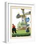 Riding The Windmill's Vanes-Maud & Miska Petersham-Framed Art Print