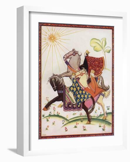 Riding to Bethlehem-Francis Taylor-Framed Art Print