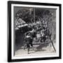 Riding to Daijingu Temple, for Shinto Festival of Worship of the Sun Goddess, Yokohama, Japan, 1904-Underwood & Underwood-Framed Photographic Print