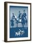 Riding to Hounds Poster-null-Framed Art Print