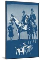 Riding to Hounds Poster-null-Mounted Art Print