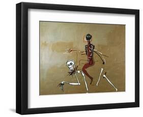 Riding with Death, 1988-Jean-Michel Basquiat-Framed Premium Giclee Print