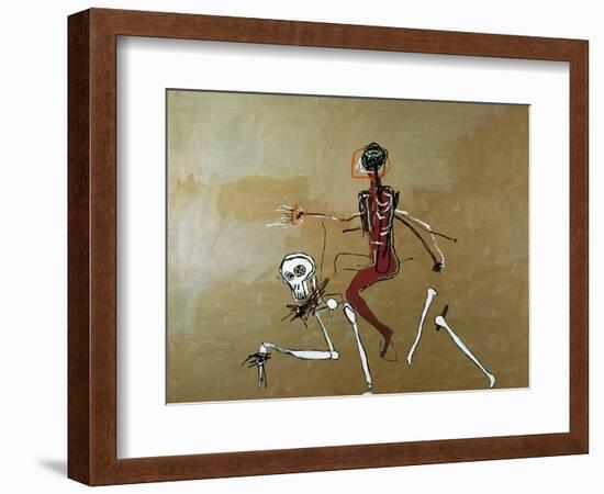 Riding with Death, 1988-Jean-Michel Basquiat-Framed Giclee Print