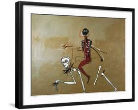 Riding with Death, 1988-Jean-Michel Basquiat-Framed Premium Giclee Print