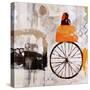 Riding with Marcel-Clayton Rabo-Stretched Canvas