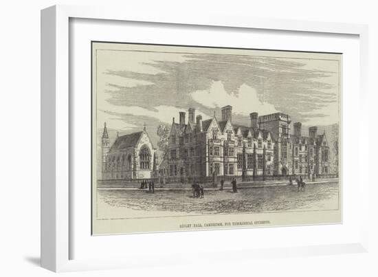 Ridley Hall, Cambridge, for Theological Students-Frank Watkins-Framed Giclee Print