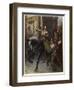 Rienzi and Followers-null-Framed Art Print