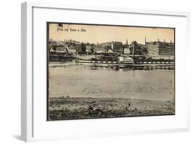 Riesa an Der Elbe, Ort, Fluss, Dampfer Pillnitz-null-Framed Giclee Print