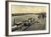 Riesa an Elbe, Dampferanlegestelle, Dampfer Saxonia-null-Framed Giclee Print