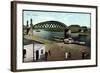 Riesa, Blick Zur Elbbrücke, Dampfer, Fußgänger-null-Framed Giclee Print