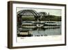 Riesa Sachsen, Dampfer Kaiser Wilhelm II, Brücke-null-Framed Giclee Print