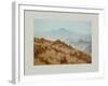 Riesengebirge about 1835 (hand-made paper)-Caspar David Friedrich-Framed Collectable Print