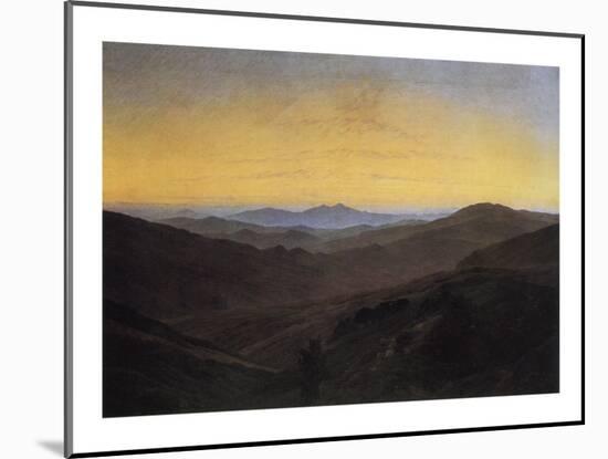 Riesengebirge-Caspar David Friedrich-Mounted Giclee Print