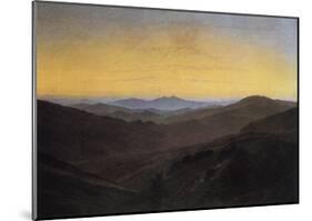 Riesengebirge-Caspar David Friedrich-Mounted Giclee Print