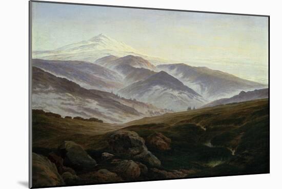 Riesengebirge-Caspar David Friedrich-Mounted Art Print