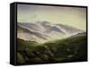 Riesengebirge-Caspar David Friedrich-Framed Stretched Canvas
