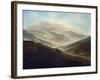 Riesengebirgslandschaft Mit Aufsteigendem Nebel, um 1820/1821-Caspar David Friedrich-Framed Giclee Print