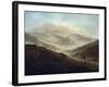 Riesengebirgslandschaft Mit Aufsteigendem Nebel, um 1820/1821-Caspar David Friedrich-Framed Giclee Print