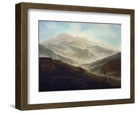 Riesengebirgslandschaft Mit Aufsteigendem Nebel, um 1820/1821-Caspar David Friedrich-Framed Giclee Print