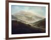 Riesengebirgslandschaft Mit Aufsteigendem Nebel, um 1820/1821-Caspar David Friedrich-Framed Giclee Print