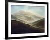 Riesengebirgslandschaft Mit Aufsteigendem Nebel, um 1820/1821-Caspar David Friedrich-Framed Giclee Print