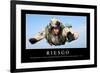 Riesgo. Cita Inspiradora Y Póster Motivacional-null-Framed Photographic Print