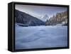 Riessersee in Winter-Marc Gilsdorf-Framed Stretched Canvas