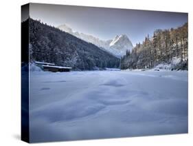 Riessersee in Winter-Marc Gilsdorf-Stretched Canvas