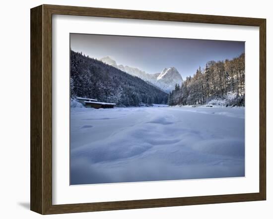 Riessersee in Winter-Marc Gilsdorf-Framed Photographic Print