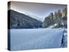 Riessersee in Winter-Marc Gilsdorf-Stretched Canvas