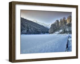 Riessersee in Winter-Marc Gilsdorf-Framed Photographic Print