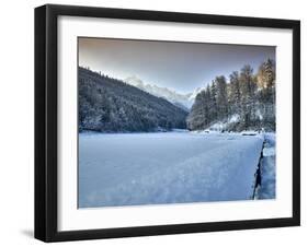 Riessersee in Winter-Marc Gilsdorf-Framed Photographic Print