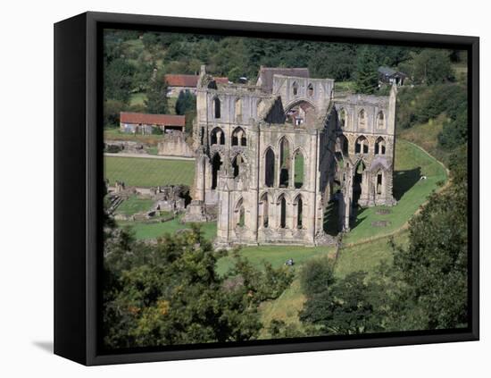 Rievaulx Abbey from Rievaulx Terrace, North Yorkshire, England, United Kingdom-David Hunter-Framed Stretched Canvas