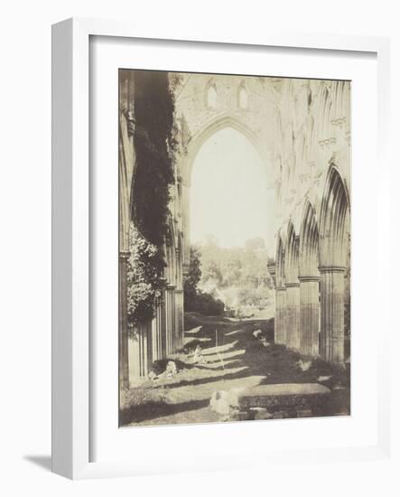 Rievaulx Abbey, looking West-Roger Fenton-Framed Giclee Print