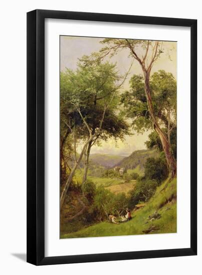 Rievaulx Abbey, Near Helmsley, Yorkshire, from the South, c.1880-Edward Henry Holder-Framed Giclee Print