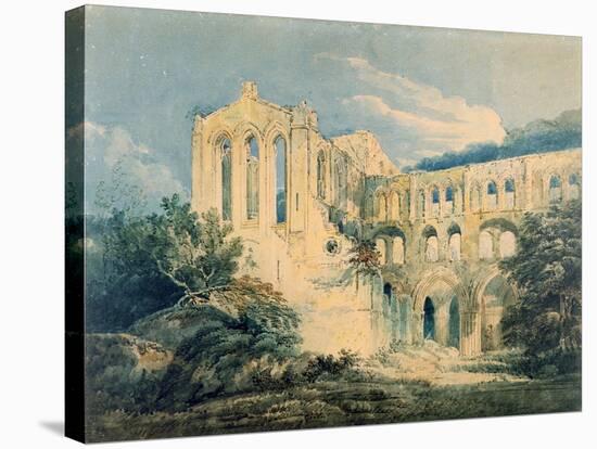 Rievaulx Abbey, Yorkshire, 1798-Thomas Girtin-Stretched Canvas